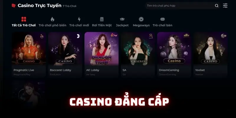 Thế mạnh casino với số lượng thành viên tham gia cực khủng